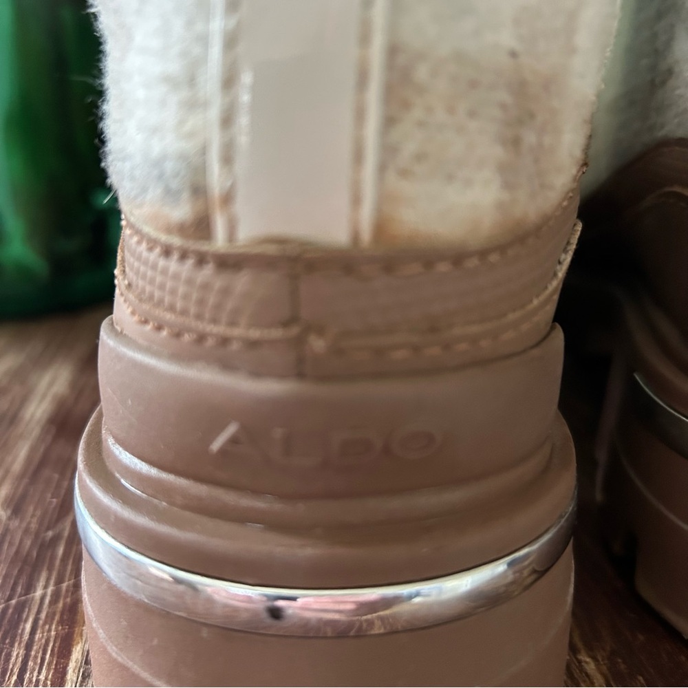 Aldo Plaid Zip-Up Ankle Boots size 7 - Picture 6 of 9